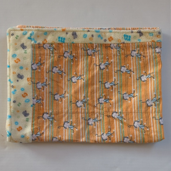 Handmade Patchwork Flannel Reversible Baby Blanket - Picture 16 of 16